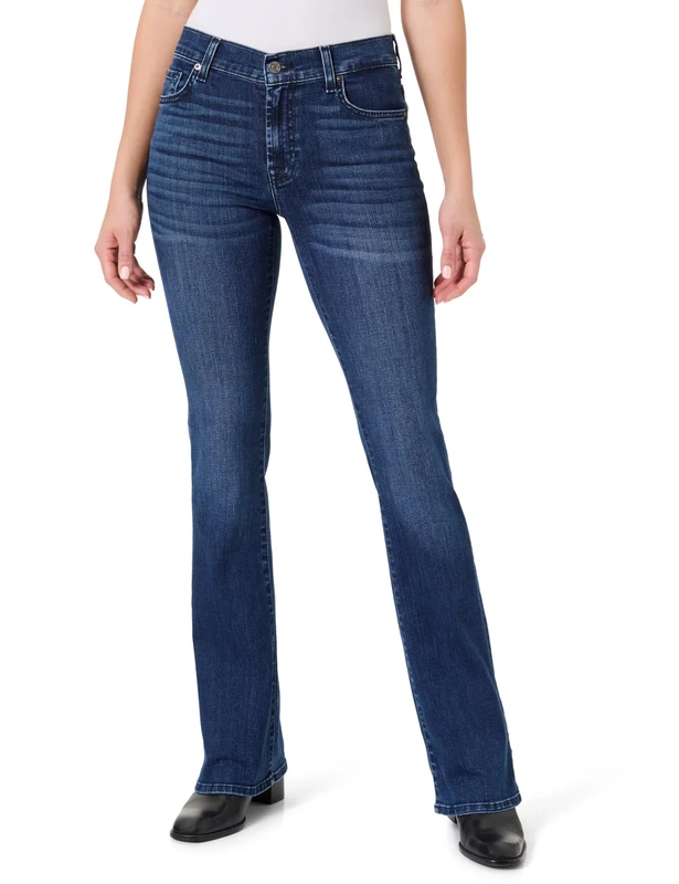 7 For All Mankind Women's Bootcut Soho Jeans, Dark Blue, 28 W