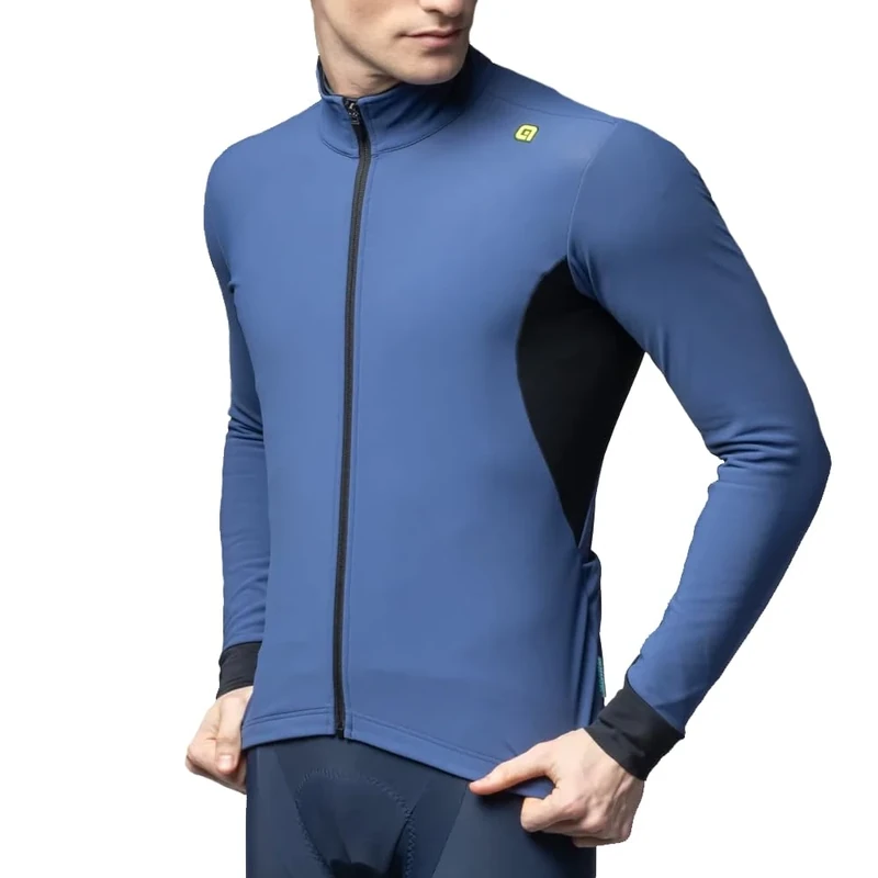Alé Cycling Men's Klimatik K-Double Water Repellent Jacket, Sebino Blue, XL