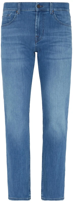 7 For All Mankind Men's Slimmy Luxe Performance Mid Blue Jeans, 40 W