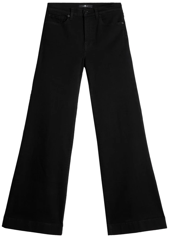 7 For All Mankind Women's Modern Dojo Soho Night Jeans, Black, 23W