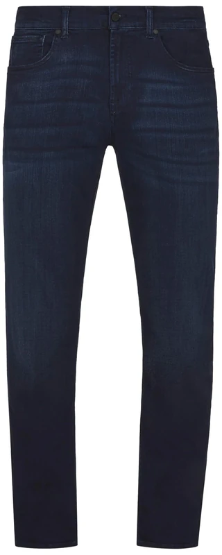 7 For All Mankind Men's Slimmy Luxe Performance Plus Deep Jeans, Dark Blue, 40 W