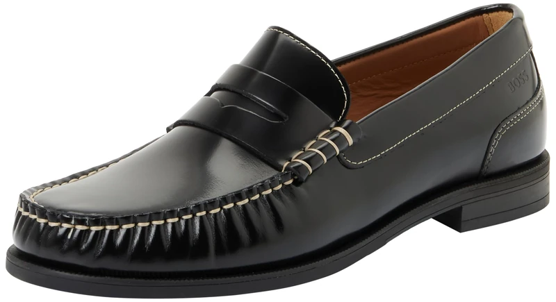 BOSS Women's Lycia Mocc Bocs Moccasins, Black, 9 UK