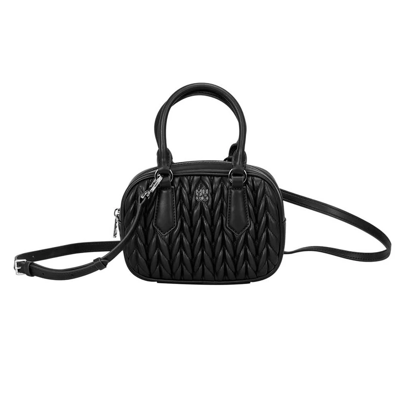 HUGO Womens Chris 2.0 Ma Thandle Shoulder Bag Black One Size
