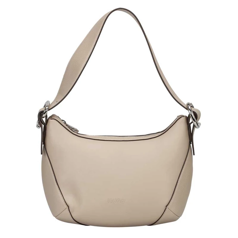 HUGO Women's Ninda Hobo Bag, Light/pastel brown, One Size