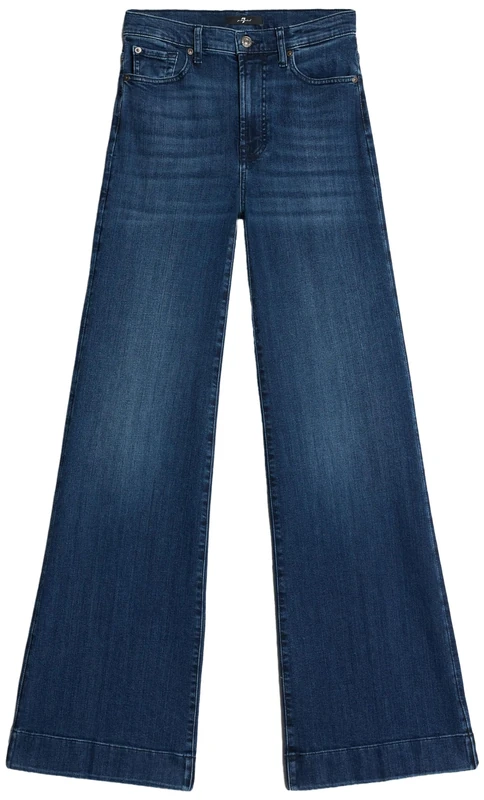 7 For All Mankind Women's Modern Dojo Soho Jeans, Dark Blue, 36 W
