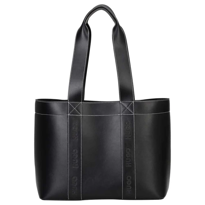 HUGO Womens Becky Tote Bag Black One Size