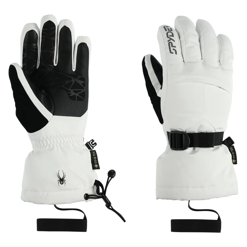 Spyder SYNTHESIS GTX SKI GLOVES, Women's, WHITE, L