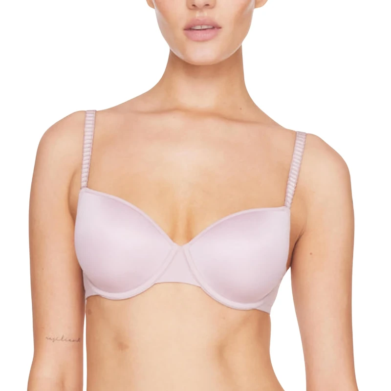 ThirdLove Classic T Shirt Bra, Tshirt Bras for Women, Everyday T-Shirt Comfort Bra, Smoothing for No-Show Lines, Underwire, Violet Ice, 34A