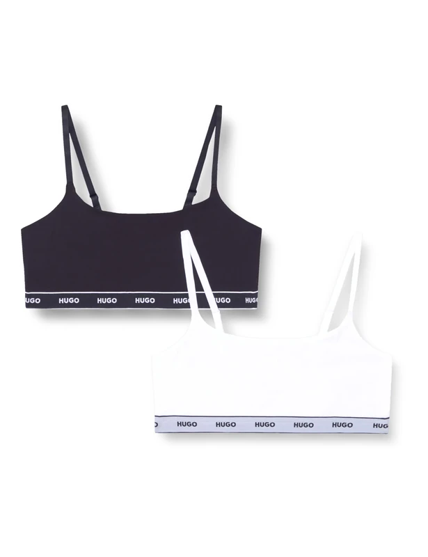 Hugo Women's Bralette, Open White, L - Image 1