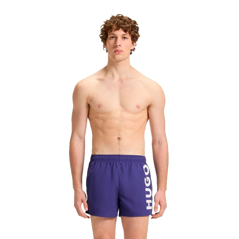 Hugo Men's Abas 10257691 01 Swim_Short, 422 Medium Blue, L - Image 1
