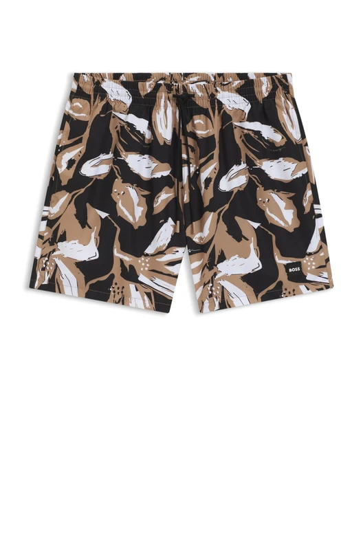 BOSS Mens Piranha 10257165 01 Swim Short Black S - Image 1