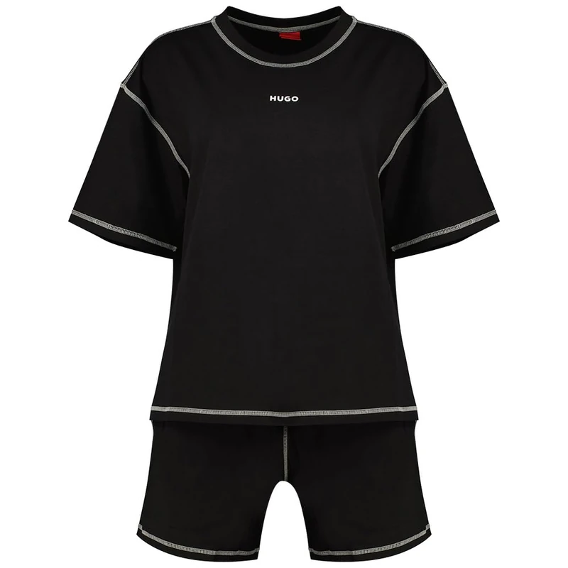 HUGO Women's Nite_Set 10272272 01 Pajama, 001black, S