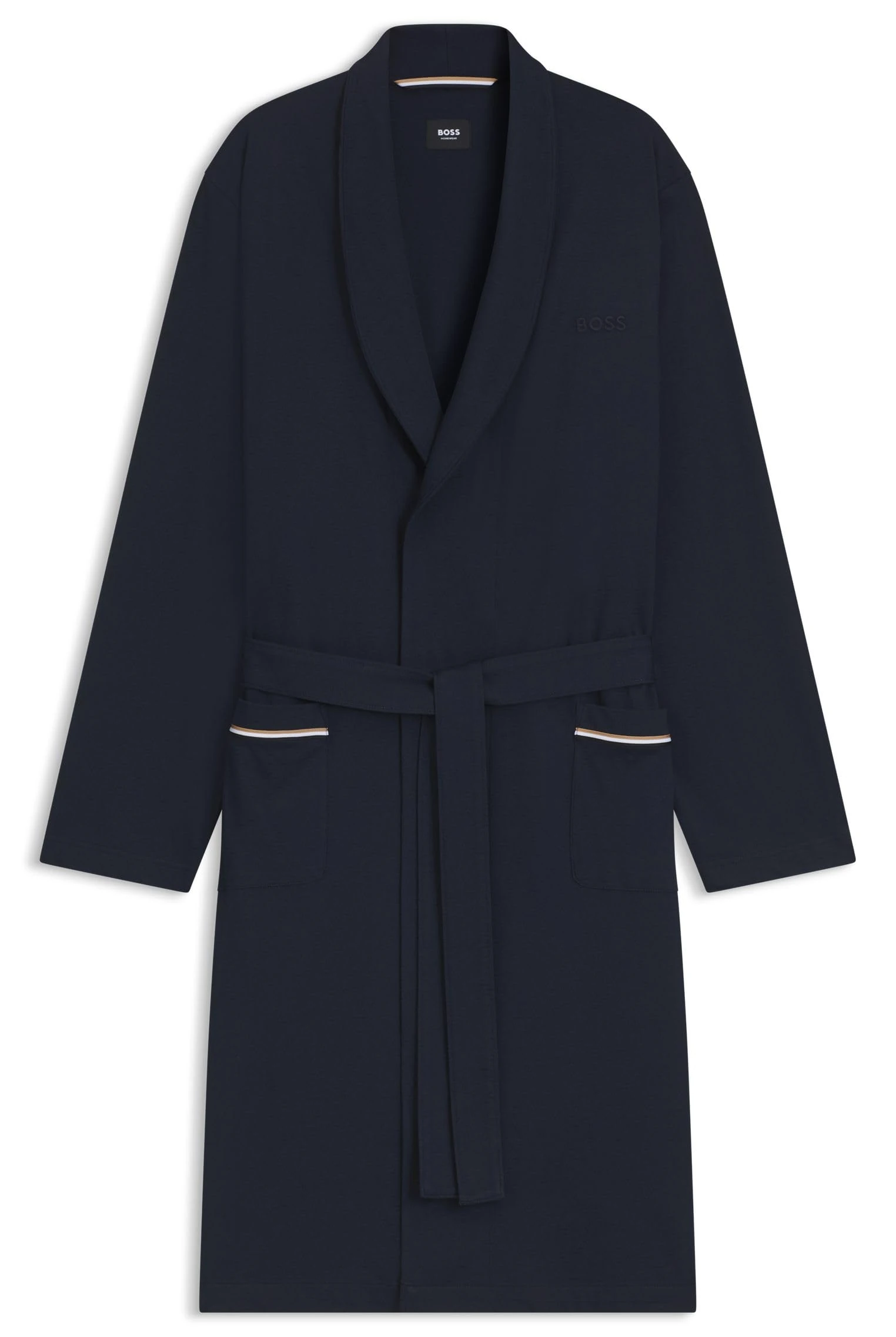 BOSS Men's Robe Bm 10121122 01 Dressing_Gown, Dark Blue, M