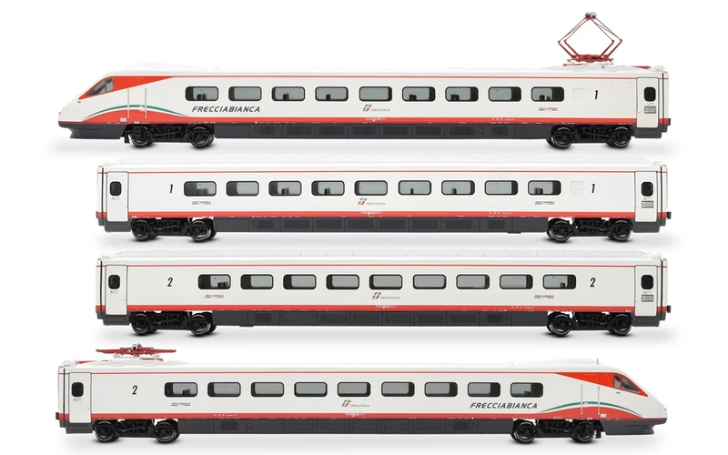 Rivarossi HR2962S FS, ETR 460 "Frecciabianca", 4-unit base set, ep. VI, with DCC sound decoder Railway Locomotive + Coaches