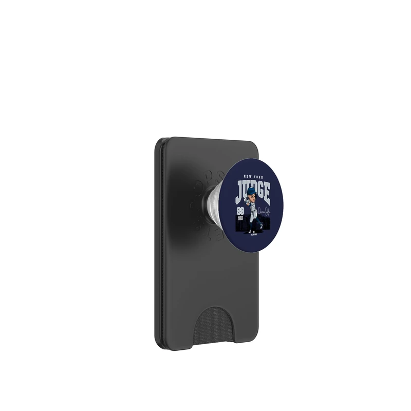 Aaron Judge | New York Baseball MLB Players | MLBJUD3005 PopSockets PopWallet for MagSafe - Image 1