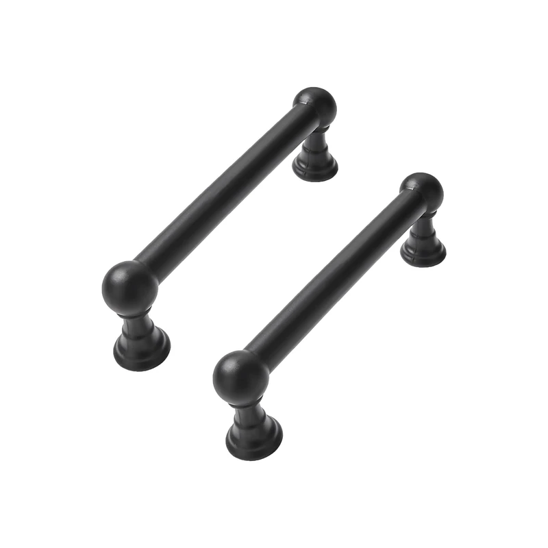 CABDM 10 Pack 3 Inch Solid Kitchen Cabinet Handles Matte Black Heavy Duty Cabinet Pulls Drawer Pulls Cabinet Hardware Kitchen Handles for Cabinets Cupboard Handles