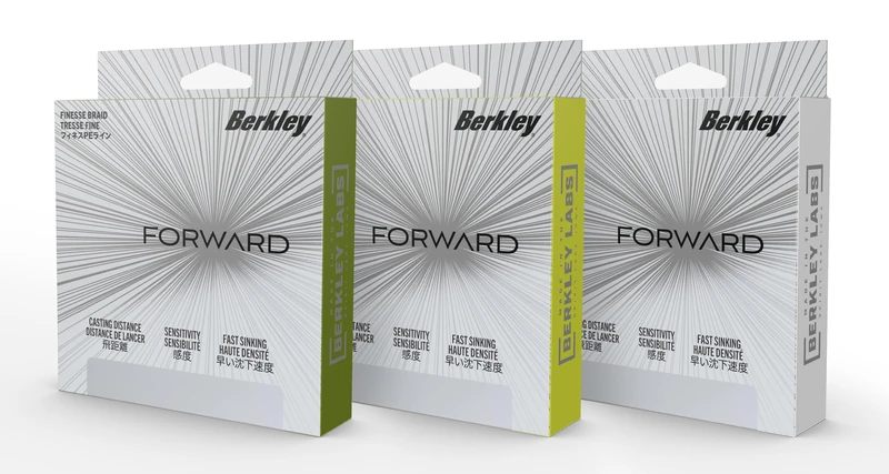 Berkley Forward Braid Fishing Line | High Sensitivity Finesse Superline for Spinning, Lure & Finesse Fishing | Enhanced Smooth Long Distance Cast & Sensitivity | 300m | 0.22mm | 8.9kg | Flame Green