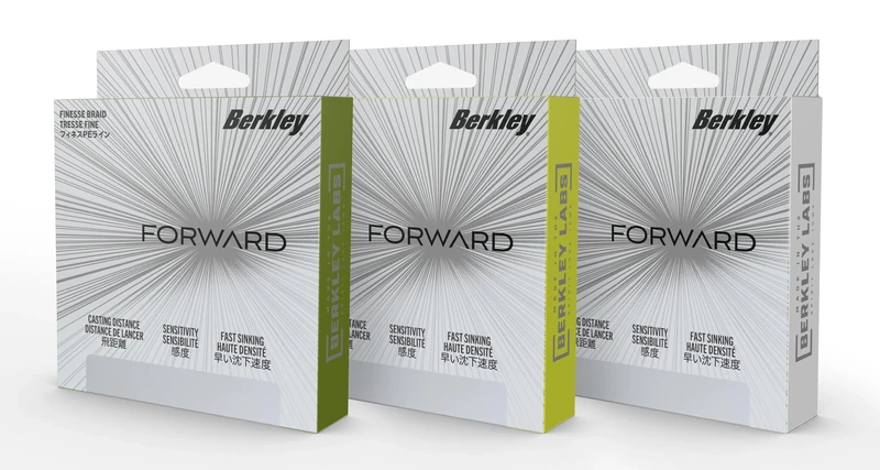 Berkley Forward Braid Fishing Line | High Sensitivity Finesse Superline for Spinning, Lure & Finesse Fishing | Enhanced Smooth Long Distance Cast & Sensitivity | 300m | 0.15mm | 4.7kg | Low-Vis Green