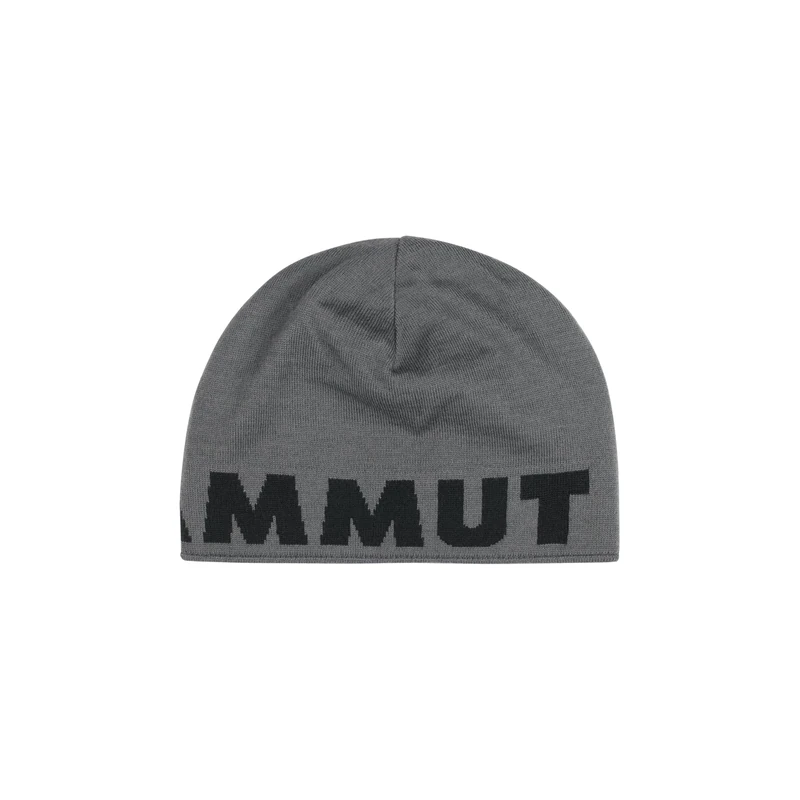 Mammut Logo Beanie, Steel-Black, One Size