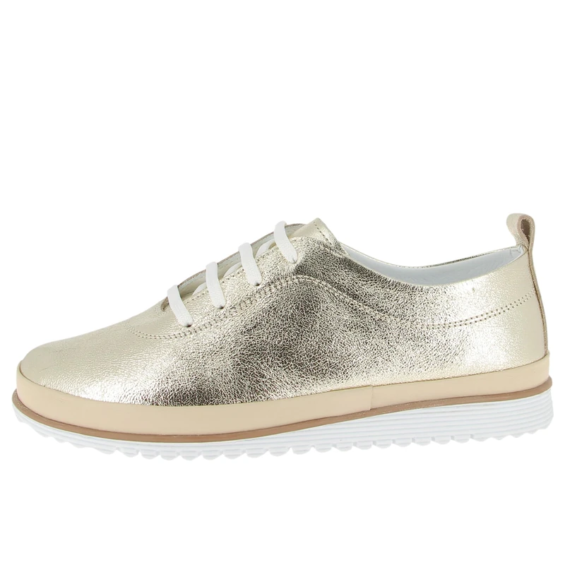 Andrea Conti Women's Damen Low Top Sneaker, Gold, 6.5 UK
