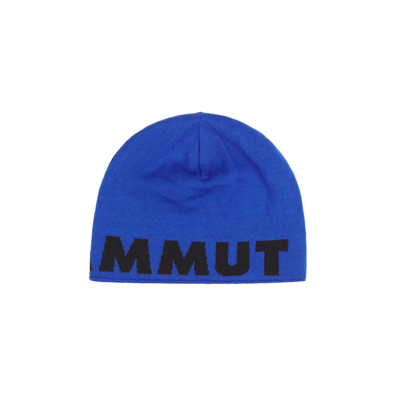 Mammut Logo Beanie, Eiger Blue-Black, One Size