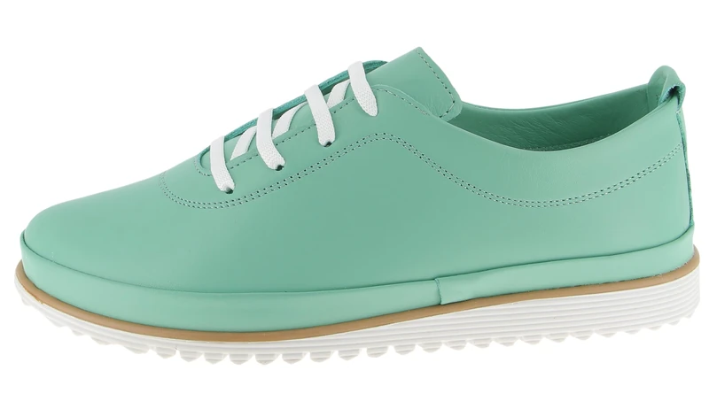 Andrea Conti Women's Low Top Trainers, Mint, 9 UK