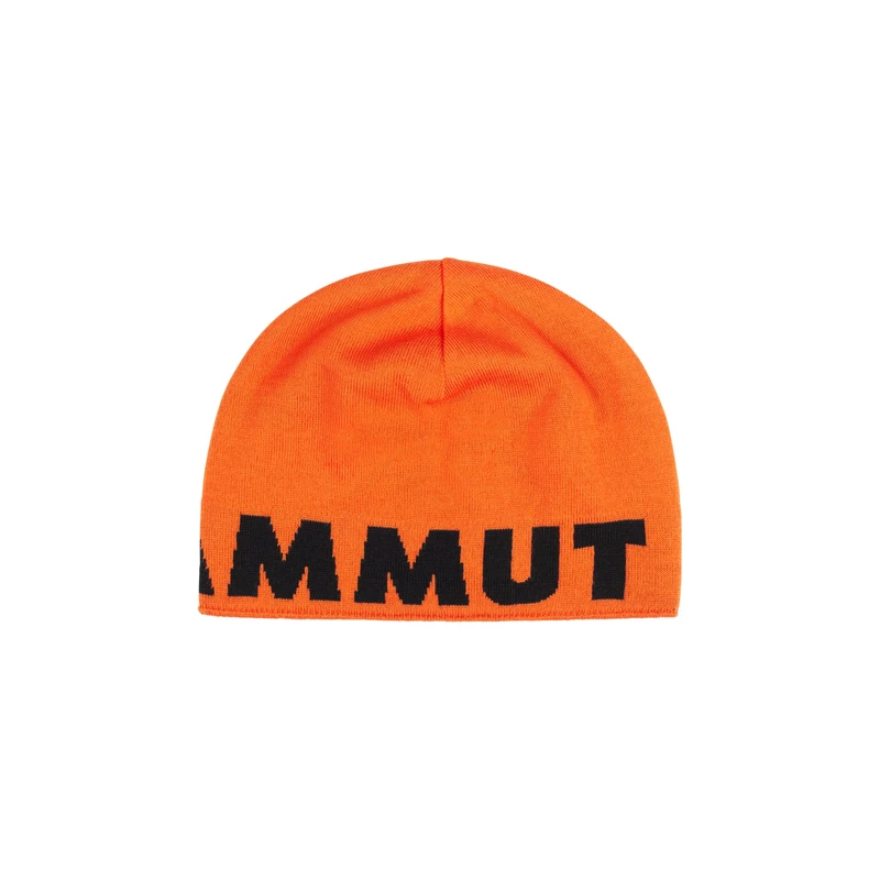 Mammut Logo Beanie, Eiger Orange-Black, One Size