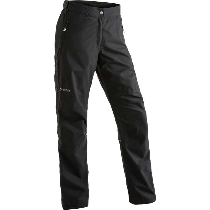 maier sports Raindrop M, Men's Hiking Trousers, Water-Repellent Outdoor Trousers for Trekking and Hiking, PFC-Free, MTEX Weather Protection and Silverplus mesh Lining Black - Image 1