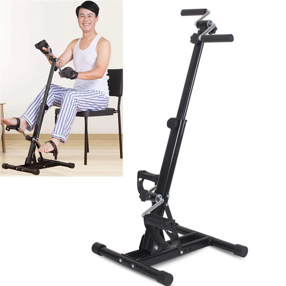SaryEdge Foot Pedal Exerciser - Portable Foot, Hand, Arm, Leg Exercise Pedaling Machine - Exercise Bike Pedal Exerciser Foot Peddler, Fitness Rehab Gym Equipment for Seniors, Elderly