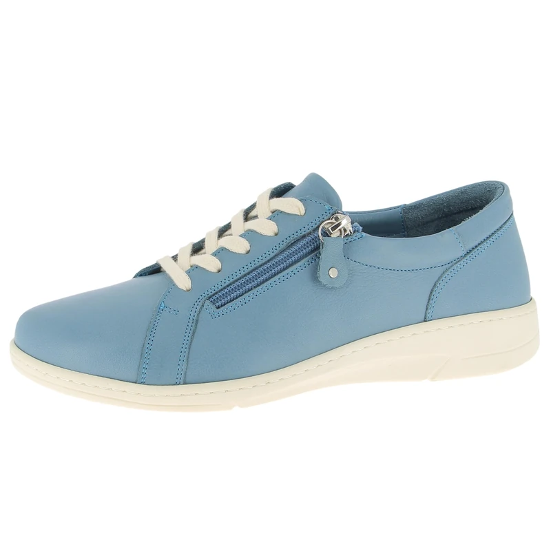 Andrea Conti Women's Low Top Trainers, Blue, EU 37, Blue, 5 UK