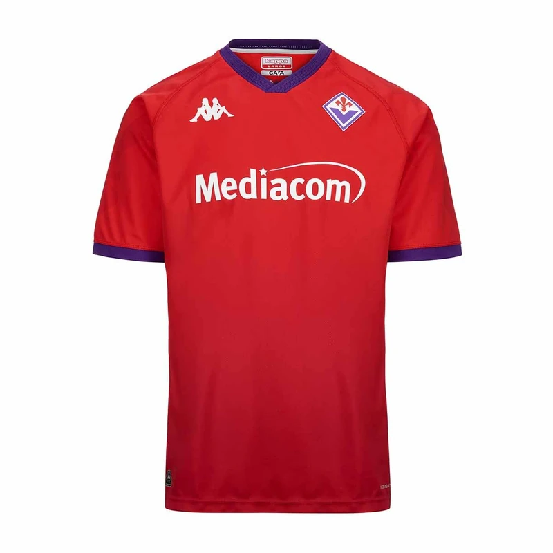 Kappa Kombat Third Fiorentina ACT Jersey | RED/Violet Indigo | Size 2XL
