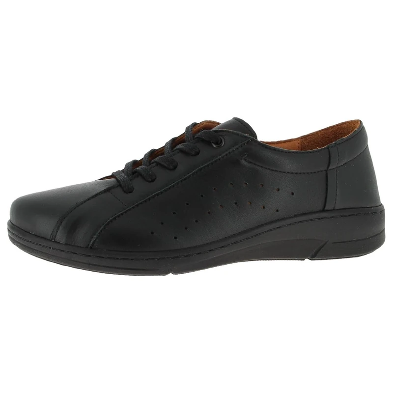 Andrea Conti Women's Low Top Trainers, Black, 2/2.5 UK