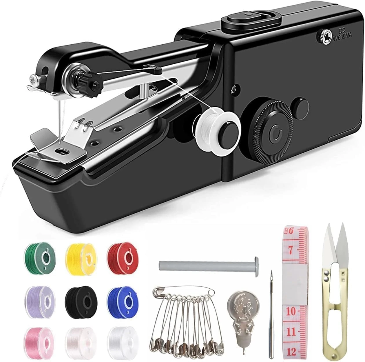 ChAusa Sewing Machines Handheld Electric Sewing Machines for Beginners Cordless Mini Sewing Machine Kits for Home, Travel and DIY