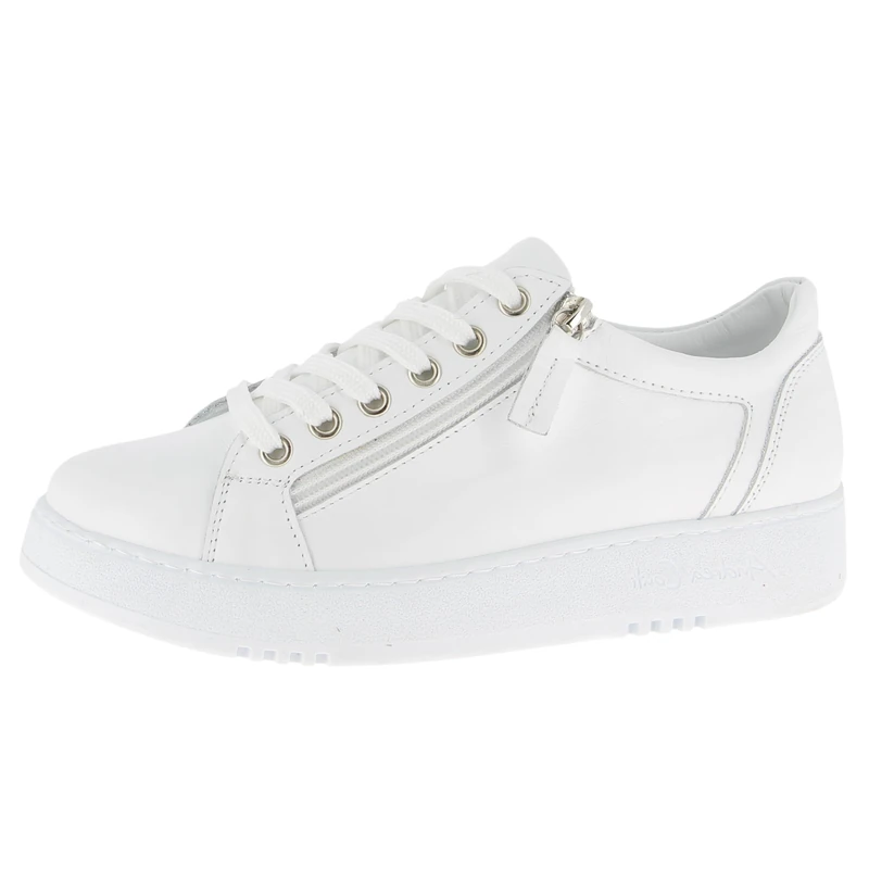 Andrea Conti Women's Low Top Trainers, White, 8 UK