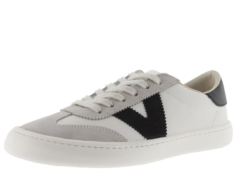 Victoria OLMO BAREFOOT EFECTO PIEL & SERRAJE FLAT SNEAKERS, black, 3 UK
