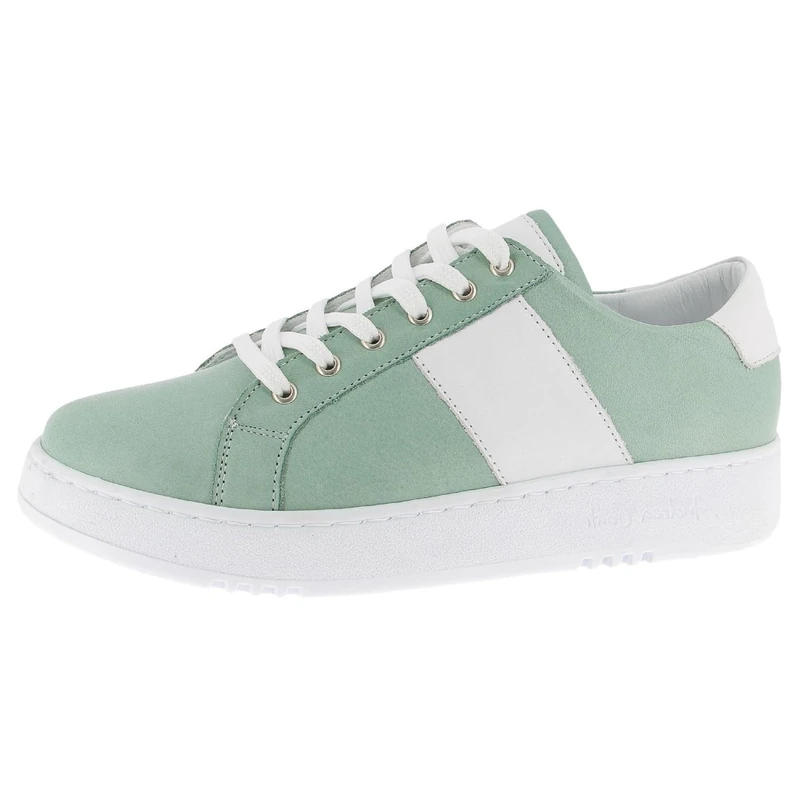 Andrea Conti Women's Low Top Trainers, Peppermint White, 9 UK