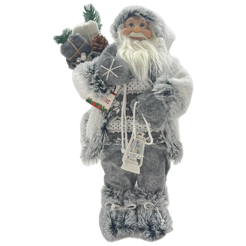 Imma Indoor Santa Claus 45 cm, White, Small 45cm A