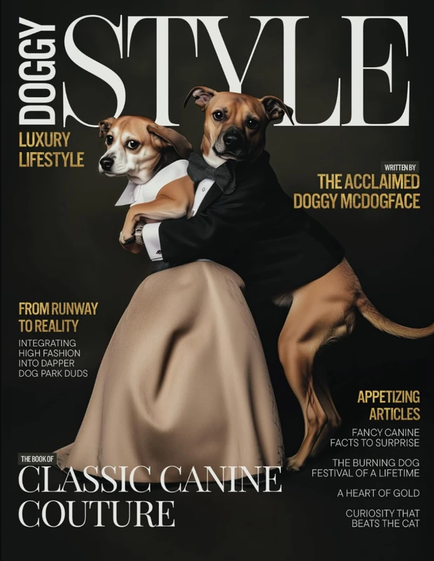 Doggy Style: The Book of Classic Canine Couture (Tales by Paws: Adventures, Wisdom, and Whimsy from Cats and Dogs for Animal and Pet Lovers)