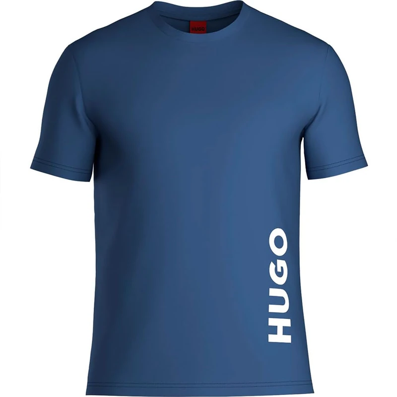 Hugo Men's Beach T-Shirt, 422 Medium Blue, XXL