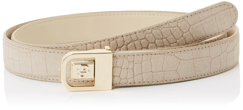 BOSS Women's B_icon_frm_sr25_Crop Belt, 130open White, UK 44