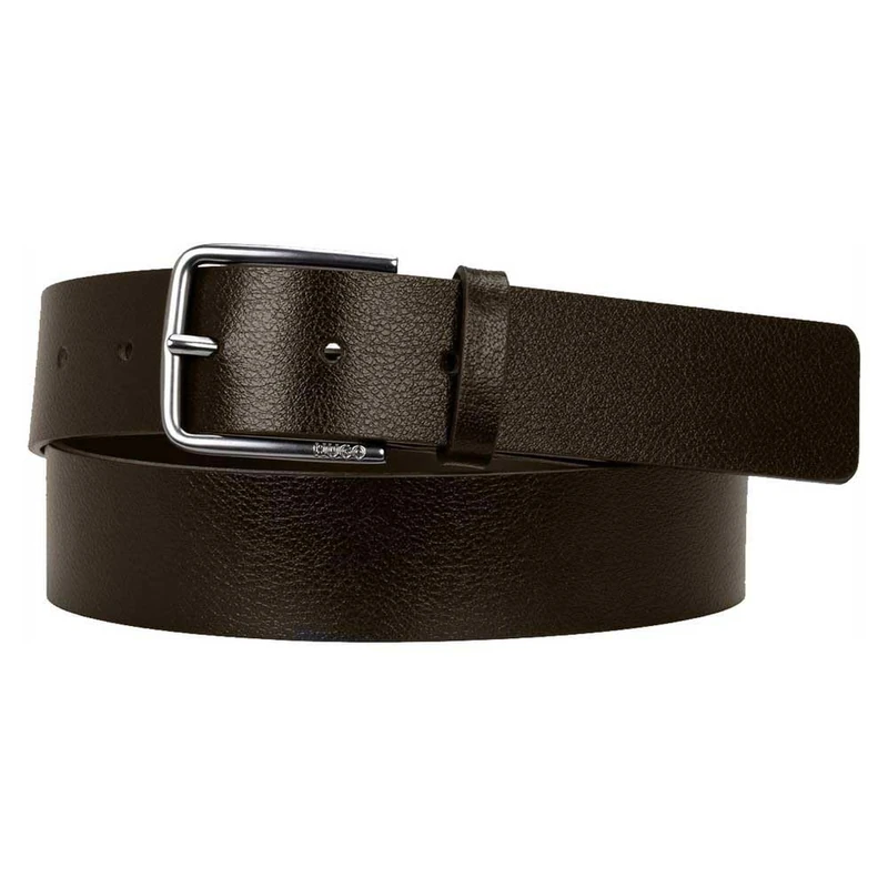 HUGO Men's Gerik-Lam Sz35 Leather Belt with Pin Buckle, dunkelbraun, 85