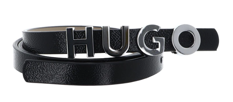 HUGO Women's Zula-nap_sz15 Belt, 001black, 85