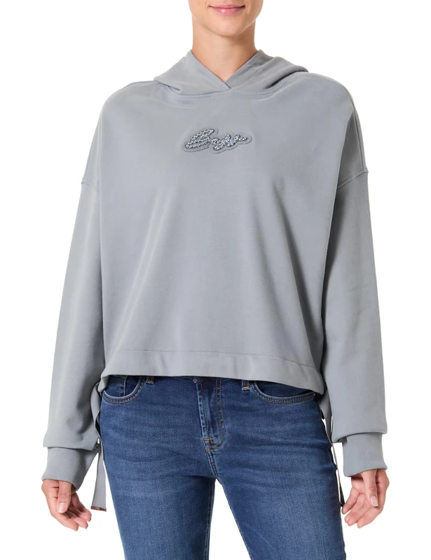 BOSS Women's Sweatshirt, 440 turquoise/aqua, M