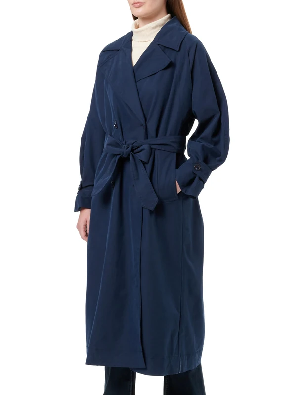 BOSS Women's C_camina Coat, 408 Dark Blue, 20