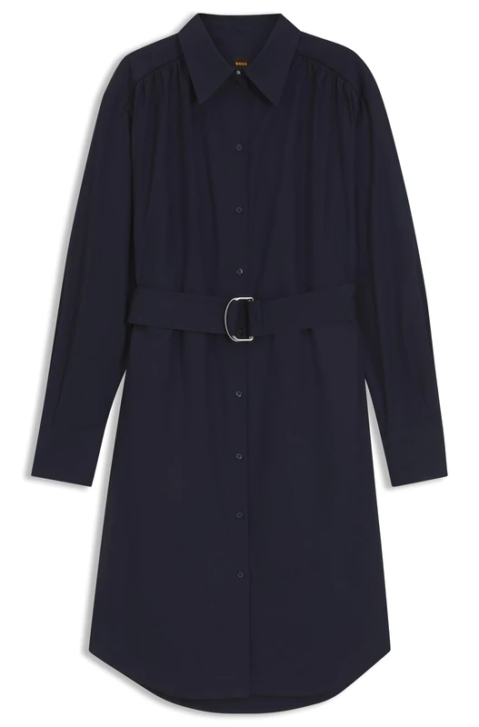 BOSS Women's C_delegant_2 Dress, 100White, 6