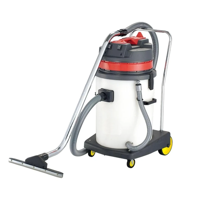 Phoenix - Water and dust Vacuum Cleaner 60L, Powerful Construction Vacuum Cleaner 2000W - Plastic Tank - Accessories Included Cable 7m - 2 Motor