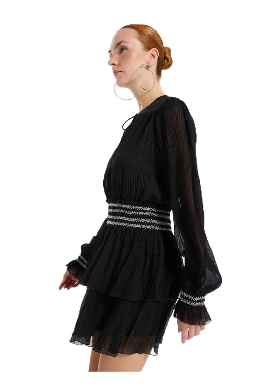 BOSS Women's C_desia Dress, 001black, 12