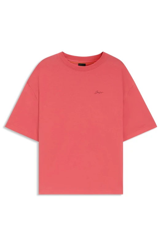 BOSS Women's T-Shirt, 638light/pastel red, XL - Image 1