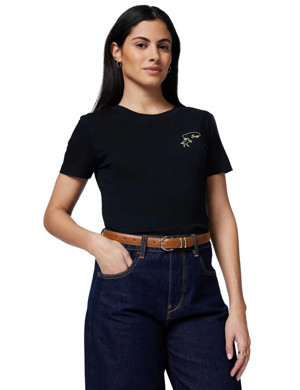 BOSS Women's T-Shirt, 001black, S