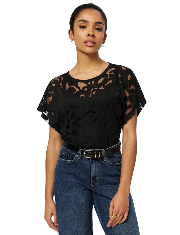 BOSS Women's C_ebasi T-Shirt, 001black, L